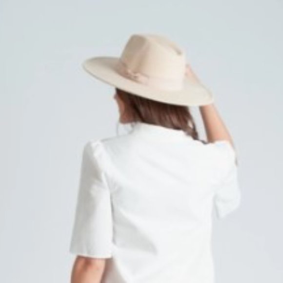 BARLEY Vegan Felt Fedora-MILK